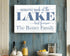 Memories Made At The Lake Last Forever Sign - Personalized Custom Lake House