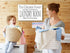 Drop Your Pants Here Laundry Room Sign - Personalized Custom Name Farmhouse Decor