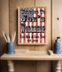 Custom Man Cave Sign American Flag Custom Patriotic Art Decoration