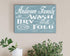 Wash Dry Fold Laundry Room Sign - Personalized Custom Name Laundry Decor