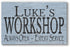 Custom Workshop Sign - Personalized Man Cave Gift with Name