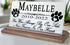 Personalized Dog Memorial Stone Plaque - You Were Always By Our Side