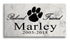 Dog Memorial Stone - Beloved Friend - Personalized Marble Grave Marker