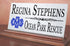 EMS Desk Nameplate - Personalized Marble Name Sign for Paramedics & First Responders