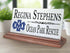 Personalized EMT Desk Nameplate – Custom Marble Plaque with Name & Department
