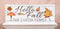 Fall/Autumn Family Name Sign Customized For Mantel or Shelf