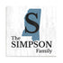 Home State Family Name Sign - Personalized Custom State Design
