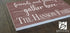 Friends and Family Gather Here Sign - Personalized with Family Name Solid Wood