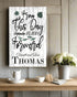 From This Day Forward Wedding Gift Sign - Personalized with Names & Date