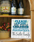 Excuse the Mess Sign - Personalized Funny Farmhouse Style Custom Gift