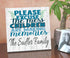 Excuse the Mess Sign - Personalized Funny Farmhouse Style Custom Gift