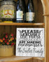 Excuse the Mess Sign - Personalized Funny Farmhouse Style Custom Gift