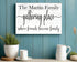 Gathering Place Sign - Where Friends Become Family - Personalized Custom Family Name