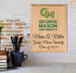 Official George Mason Class Year Plaque - New Student or Graduation Gift – Custom Name and Year Solid Wood Sign