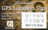 GPS Coordinate Sign - Personalized Latitude Longitude Location Wall Art - 16.5" x 10.5"