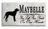 Greater Swiss Mountain Dog Memorial Stone - Personalized Marble Marker