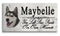 Husky Memorial Stone Personalized Garden Plaque Grave Marker Outdoor or Indoor