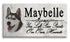 Husky Memorial Stone - Custom Personalized Marble Grave Marker