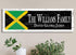 Jamaican Flag Family Name Sign – Personalized Jamaica Heritage Plaque with Custom Names