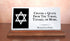 Jewish Quote Marble Plaque – Custom Torah or Tanakh Verse Desk Display with Star of David