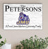 James Madison Family Name Sign – Personalized JMU Wood Plaque for Alumni or Graduation