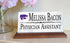 Kansas State University Desk Nameplate – Custom Marble Office Sign