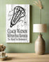 Lacrosse Coach Gift Plaque - Personalized Signable Team Award