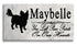 Long Haired Chihuahua Memorial Stone - Custom Personalized Marble Marker