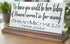 Loved One Memorial Plaque - Personalized for Shelf or Mantel
