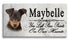 Miniature Pinscher Memorial Stone - Custom Personalized Marble Grave Marker