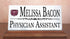 Missouri State University Desk Nameplate – Custom Marble Name Sign