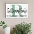 Monogram Family Name Sign - Personalized with Established Date or Family Names