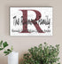 Monogram Family Name Sign - Personalized with Established Date or Family Names