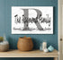 Monogram Family Name Sign - Personalized with Established Date or Family Names