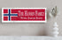 Norwegian Flag Family Name Sign – Personalized Norway Heritage Plaque with Custom Names