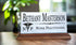 Nurse Practitioner Desk Nameplate - Personalized Solid Marble NP Name Plate Gift