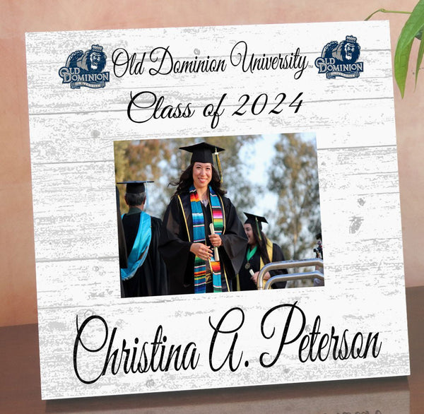 ODU Frame with Printed Photo Old Dominion University Graduation Class