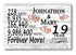 19th Anniversary Gift - Personalized Wood Sign for Husband, Wife or Couple - 19 Year