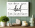 Personalized Dad Gift – “We Love You Dad” Custom Wood Sign with Kids’ Names | Heartfelt Father’s Day or Birthday Keepsake