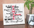 Family Rules Sign - Personalized Custom Family Name Farmhouse Decor