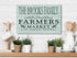 Farmer's Market Sign - Personalized Farmhouse Kitchen or Pantry Decor