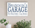 Personalized Garage Sign - Custom Man Cave Wooden Decoration with Name