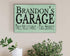 Personalized Garage Sign - Custom Man Cave Wooden Decoration with Name
