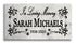 In Loving Memory Memorial Stone - Personalized Marble Remembrance Plaque