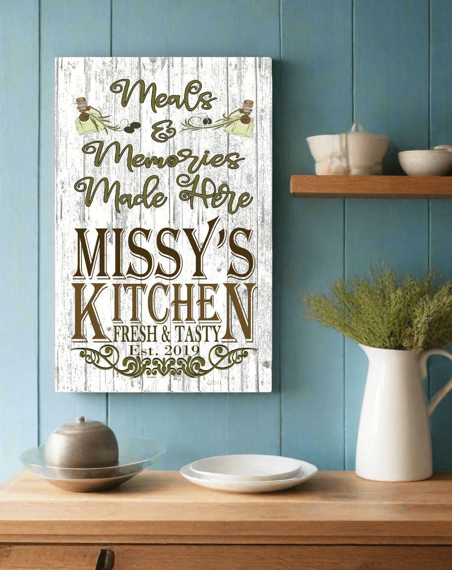Personalized Kitchen Signs With Custom Name - Choose Your Design ...