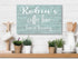Love Is Brewing Coffee Bar Sign - Personalized Custom Name Coffee Lover Gift