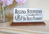 Pharmacy Desk Nameplate – Personalized Marble Name Sign for Pharmacists & Technicians