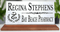 Pharmacy Desk Nameplate – Personalized Marble Name Sign for Pharmacists & Technicians