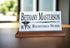 Registered Nurse Desk Nameplate - Personalized Solid Marble RN Name Plate Gift