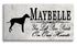 Rhodesian Ridgeback Memorial Stone - Custom Personalized Marble Marker